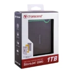 Transcend External HDD 1TB, Iron Grey