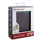 Transcend External HDD 2TB, Iron Grey