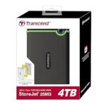 Transcend External HDD 4TB, Iron Grey