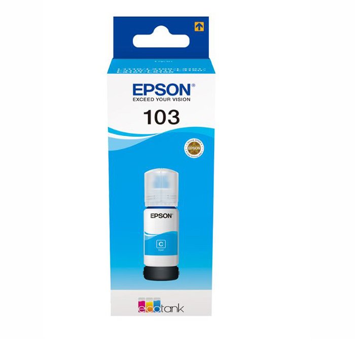103 Ecotank Cyan Ink Bottle 65ML