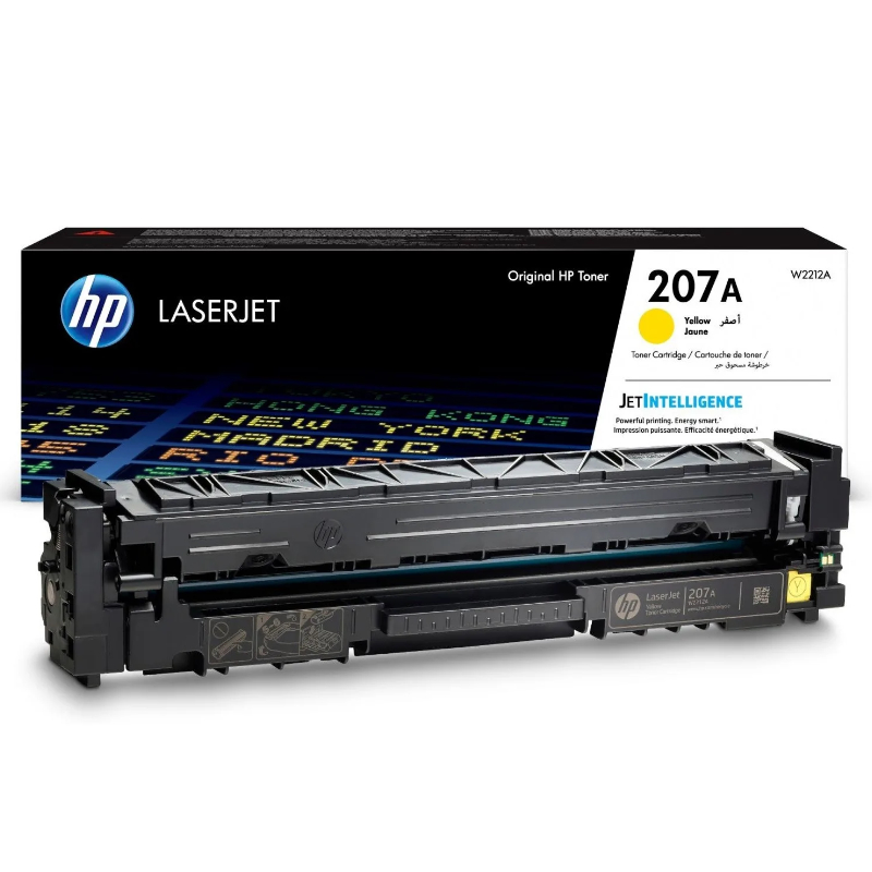 HP 207A Yellow Original LaserJet Toner Cartridge (W2212A)