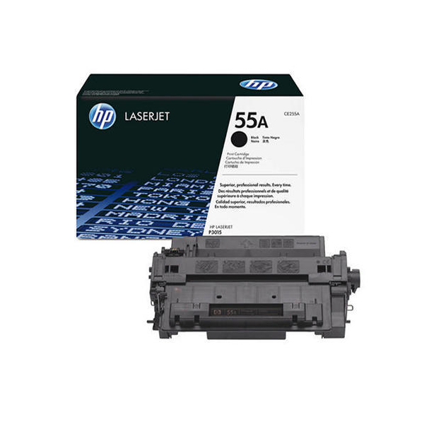 HP 55A Black Original LaserJet Toner Cartridge (CE255A) HP 55A Black Original LaserJet Toner Cartridge (CE255A)