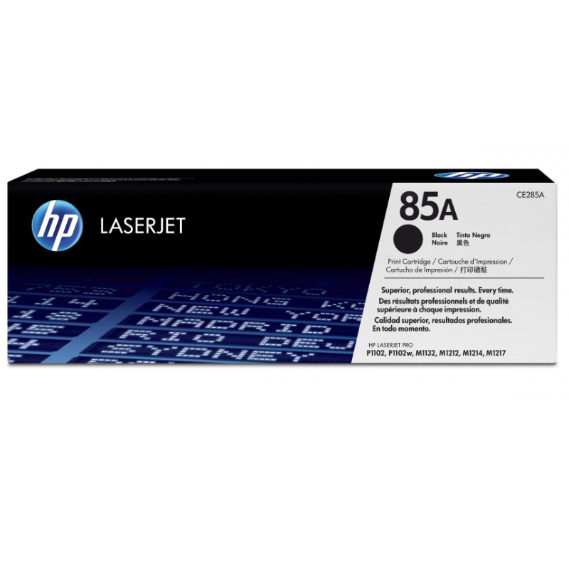 HP 85A Black Original LaserJet Toner Cartridge (CE285A)