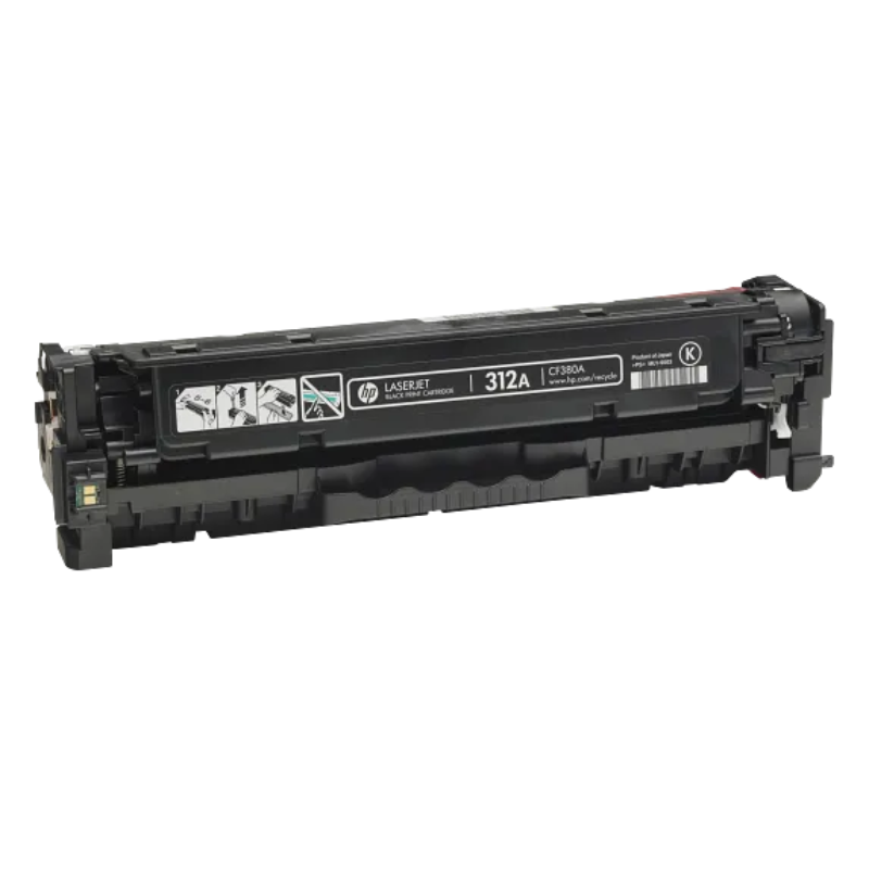 HP 312A Black Original LaserJet Toner Cartridge (CF380A) HP 312A Black Original LaserJet Toner Cartridge (CF380A)