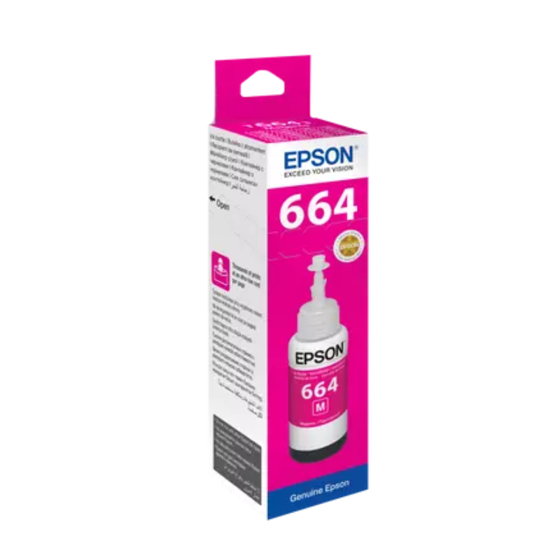 Epson T6643 Magenta Ink Bottle 70ML Epson T6643 Magenta Ink Bottle 70ML
