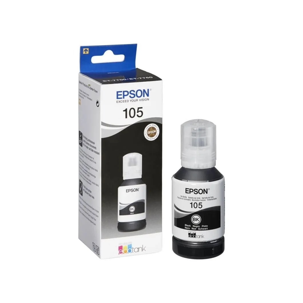 105 EcoTank Pigment Black Ink Bottle 105 EcoTank Pigment Black Ink Bottle